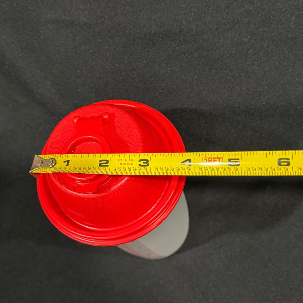 NEW! Tupperware Red Quick Shake and Mini Quick Shake Containers - Picture 6 of 8